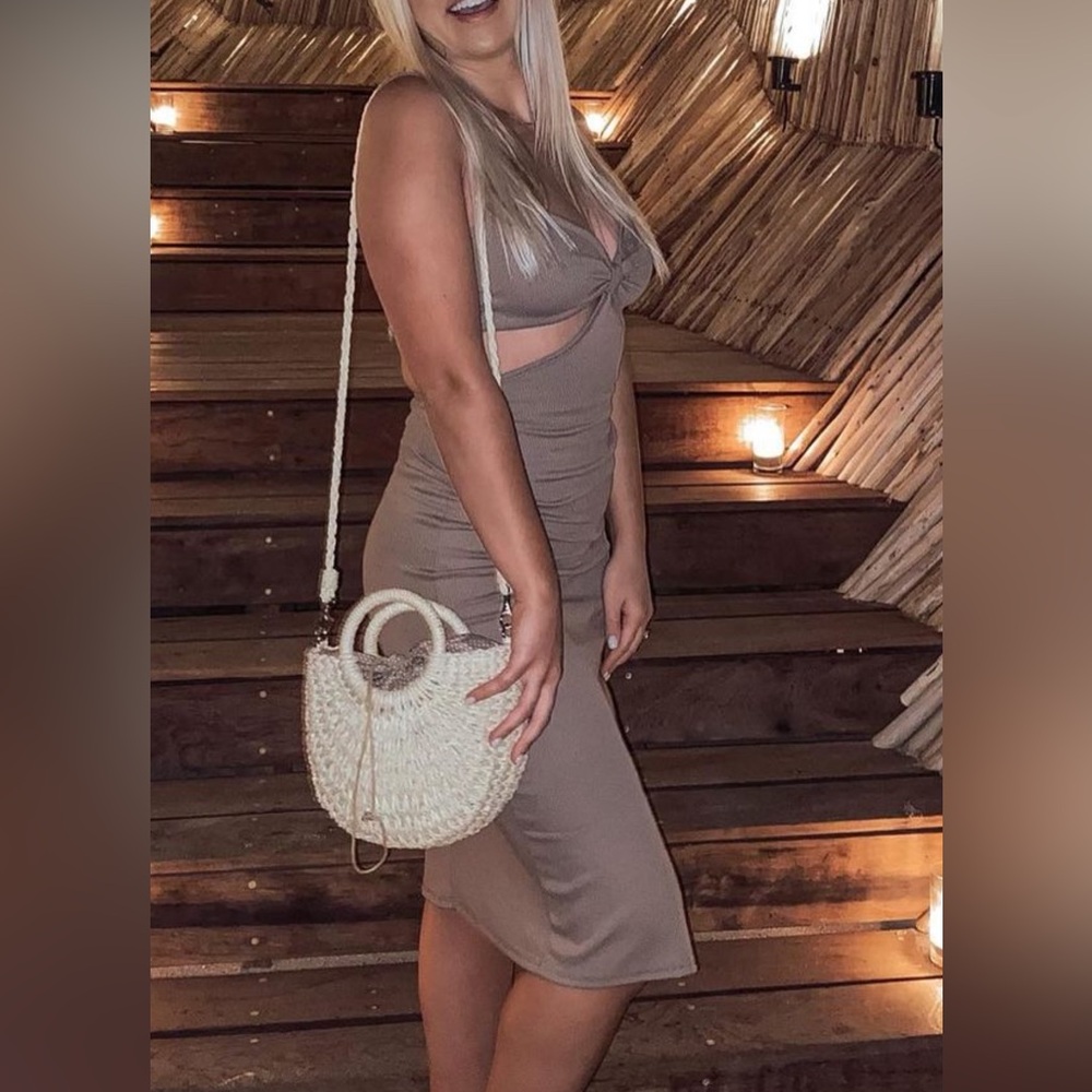 Cut out midi dress